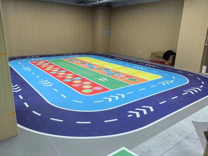 Sports flooring certification testing shock absorption and slip resistance